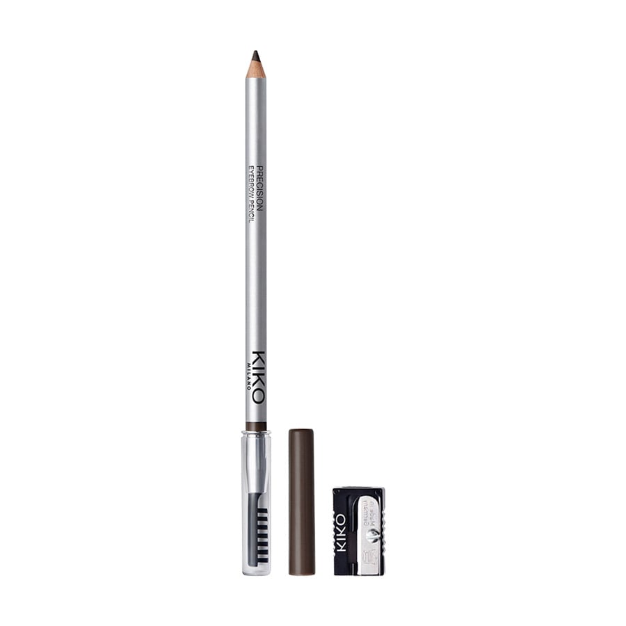 Олівець для брів Kiko Milano Precision Eyebrow Pencil зі щіточкою 01 Blackhaired, 0.55 г